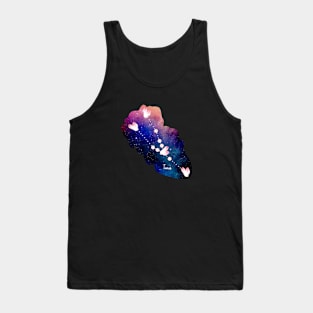 Taurus Constellation in Rose Quartz - Star Signs and Birth Stones Tank Top